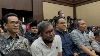 Anies Baswedan hingga Rocky Gerung Saksikan Langsung Sidang Putusan Tom Lembong