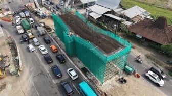 10 Pilar Tol Jogja-Solo 'Diputar' di Atas Ring Road, Ini Canggihnya Teknologi Sosrobahu