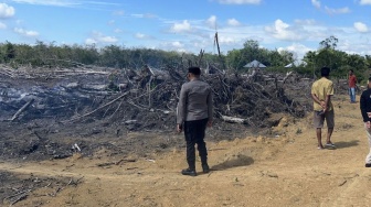 Warga Ditangkap gegara Ketahuan Bakar Lahan untuk Kebun Sawit di Kuansing
