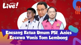 Kaesang Resmi Jadi Ketum PSI hingga Kekecewaan Anies Baswedan atas Vonis Tom Lembong