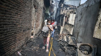 Kebakaran Hebat di Tambora, 70 Rumah Ludes Terbakar