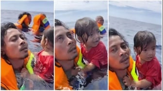Kisah Heroik Mamay: Selamatkan Ibu dan Balita dari Maut di KM Barcelona yang Terbakar