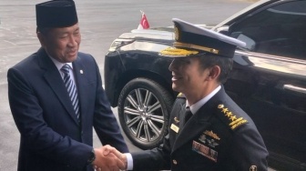 Panglima Militer Singapura Temui Menhan, Bahas Latihan Besar-besaran dan Kerja Sama Siber
