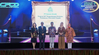 Berhasil Kelola P4T Berbasis Ekonomi Sirkular, Semen Gresik Raih Penghargaan GOLD Ajang CESA 2025