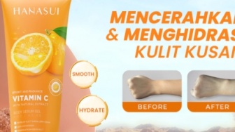 Kulit Kusam Jadi Cerah, 3 Rekomendasi Skincare Hanasui Mengandung Vitamin C Cuma Rp20 Ribuan