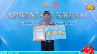 Polresta Solo Raih Juara 2 Lomba Akun Centang Biru di Hari Bhayangkara ke-79
