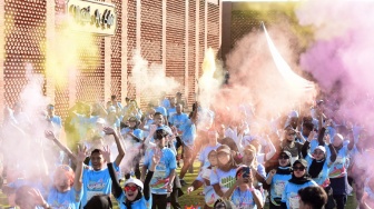 Pendapatan 188 UMKM di Rest Area 260B Heritage Banjaratma Brebes Terdongkrak Heritage Colour Fun Run