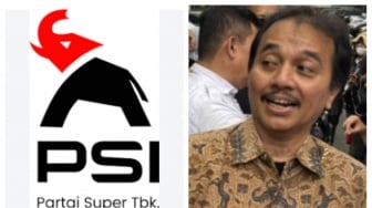 Ngeledek sambil Ketawa, Roy Suryo Plesetkan Logo 'Gajah' PSI: Enggak Punya Ijazah!