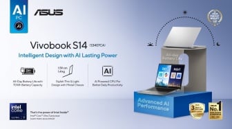 ASUS Vivobook S14 (S3407CA), Laptop AI dengan Intel Core Ultra Processors (Series 2)