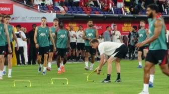 Intip Keseriusan Skuat Liverpool Jalani Sesi Latihan Jelang Lawan AC Milan di Hong Kong