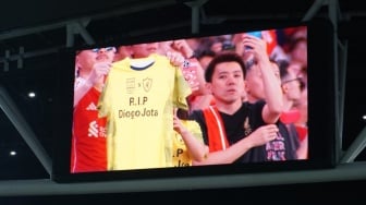 Eksklusif! Jersey Diogo Jota Berkibar di Hong Kong, Latihan Liverpool Penuh Haru
