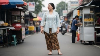 Cocok untuk Tubuh Gemuk, 5 Model Kebaya Ini Menampilkan Ilusi Tubuh Ramping dan Elegan