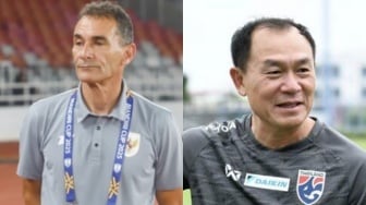 Timnas U-23 vs Thailand: Duel Otak Gerald Vanenburg vs Thawatchai Damrong-Ongtrakul