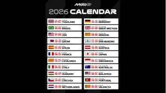 Jadwal MotoGP Musim 2026: Brasil di Urutan Kedua, GP Indonesia Kapan?