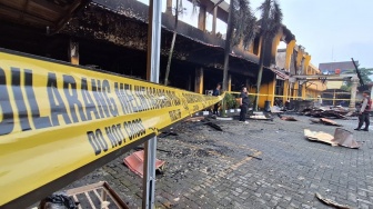 Terungkap Dugaan Penyebab Gedung Disnaker Riau Terbakar, Kerugian Masih Didata