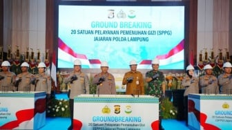 Kapolri Gaspol! 20 SPPG Dibangun di Lampung, Dukung Makan Bergizi Gratis Prabowo