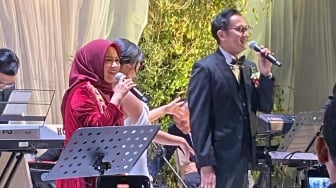 Momen Langka, Ikke Nurjanah dan Aldi Bragi Duet di Pernikahan sang Putri