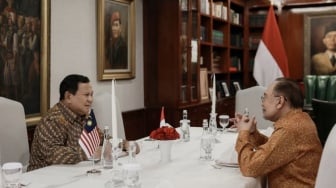 Makan Malam di Kertanegara, Bahas Apa Prabowo dan Anwar Ibrahim?