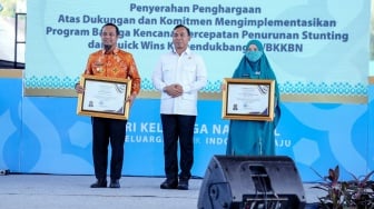Berhasil Turunkan Angka Stunting, Pemprov Sulsel Raih Penghargaan Quick Wins