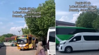 Geger Tarif Parkir Masjid Agung Demak Capai Rp65 Ribu, Warga Protes Keras!