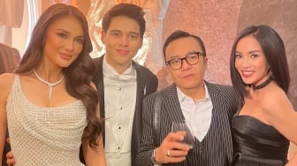 Ari Lasso Pamer Pacar Baru di Resepsi Pernikahan Luna Maya dan Maxime Bouttier