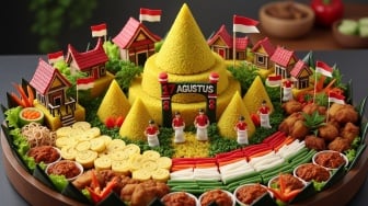 5 Ide Tumpeng 17 Agustus Unik dan Kreatif, Ada Tema Bhineka Tunggal Ika