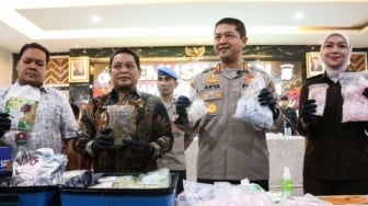 Narkoba Rp16 Miliar Dimusnahkan di Makassar