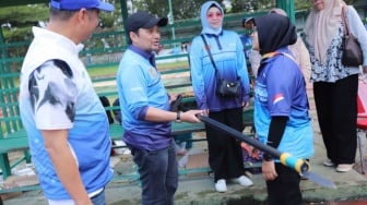 Melihat Olahraga Unik di FORNAS 2025, dari Balogo hingga Sumpit Suku Dayak