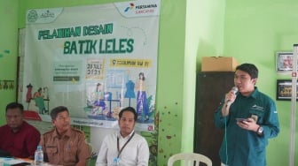 Dorong Ekonomi Kreatif, Pertamina Tingkatkan Kualitas Batik Leles