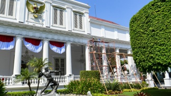 Jelang 17 Agustus, Istana Kepresidenan Dipercantik
