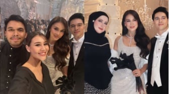 10 Potret Artis Hadiri Resepsi Luna Maya dan Maxime Bouttier di Jakarta