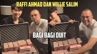 CEK FAKTA: Willie Salim dan Raffi Ahmad Promosi Judi Online dan Bagi-bagi Uang Rp 1 Miliar?