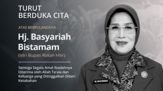 Kabar Duka, Istri Bupati Rokan Hilir Meninggal Dunia di Usia 72 Tahun
