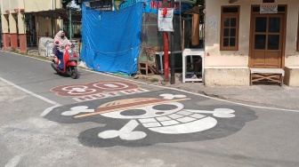 Mural One Piece Bikin Geger Solo, Ada yang Dihapus, Ada yang Bertahan