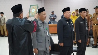 3 Camat di Pandeglang Dilantik Jadi Pimpinan Dinas dan Badan Strategis