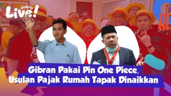 SUARA LIVE! Gibran Pakai Pin One Piece saat Debat, Fahri Hamzah Usul Pajak Rumah Tapak Dinaikkan