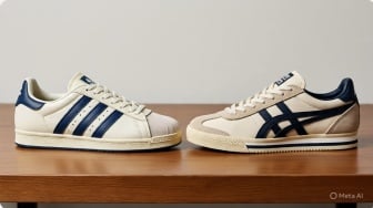 Perang Siluet Retro! Adidas Gazelle vs Onitsuka Tiger, Mana yang Lebih Hype?