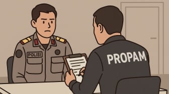Polisi di Samosir Sumut Dipatsus Gegara Viral Pegang Kemaluan Anak Sendiri