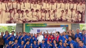 Beredar Foto MABA Fakultas Kehutanan UGM 1980, Tak Ada Potret Jokowi?