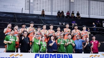 Quattrick Juara! Aras Gading Muda Jakarta Ukir Sejarah di Kejurnas Basket Indonesia