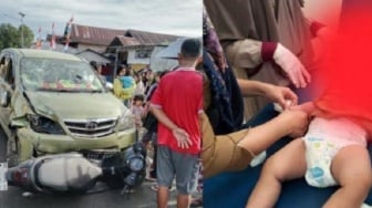Avanza Maut Renggut Nyawa Bayi 3 Bulan di Mamuju, Terlempar dari Gendongan Ibu, Sopir Kabur
