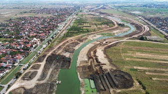 Brantas Abipraya Dukung Pertanian di Kudus, Demak, dan Jepara: Garap Pengembangan Sungai Wulan