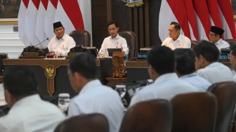 Prabowo Pimpin Langsung Sidang Kabinet, Evaluasi 10 Bulan Pemerintahan
