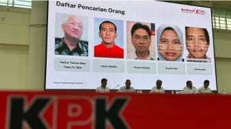 Wajah 5 Orang DPO Komisi Pemberantasan Korupsi