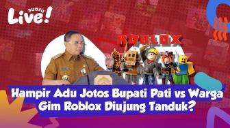 Suara Live! Bupati Pati Hampir Adu Jotos dengan Warganya, Gim Roblox Bakal Dilarang di Indoensia?