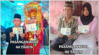 Dinikahi Kakek 73 Tahun, Bunga Fitri Difoto Tanpa Ekspresi