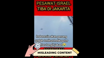 CEK FAKTA: Benarkah Pesawat Israel Tiba di Jakarta? Ini Penelusurannya