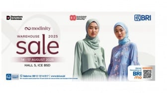 Fashion Hunter Jangan Mau Ketinggalan Modinity Warehouse Sale 2025, Nikmati PromoSpesialBRI