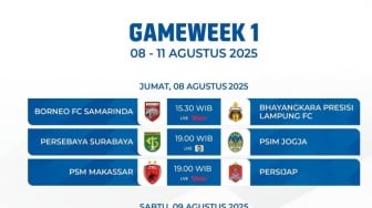 Jadwal Pertandingan BRI Super League 8 Agustus 2025: Siapa Unggul di Laga Pembuka?