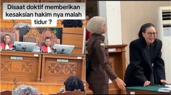 Sidang Nikita Mirzani, Wargaet Salfok Hakim Ketua Malah Tidur saat Doktif Bersaksi